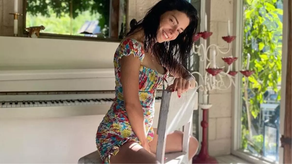 Yaz moduna geçen oyuncu Merve Boluğur, imajını tazeledi