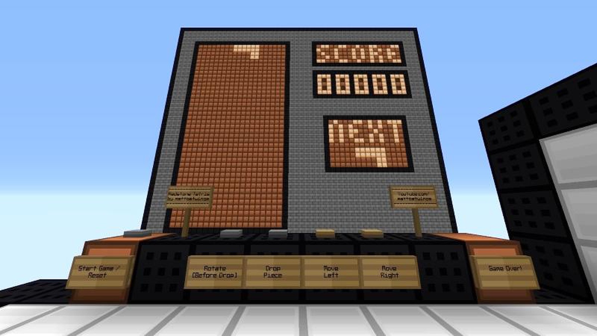 Minecraft'ta tamamen işlevsel bir tetris oyunu yapıldı!