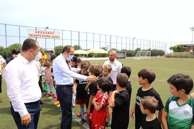 Minikler futbol şöleni düzenlendi