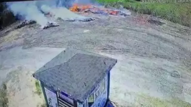 Ormanlık alanda çıkan yangına sebep olduğu iddia edilen kişi gözaltına alındı