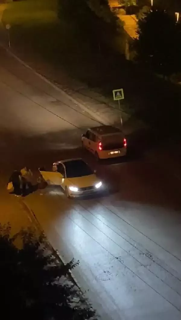 Otomobilinden inen kadını dövdü, serbest kaldı