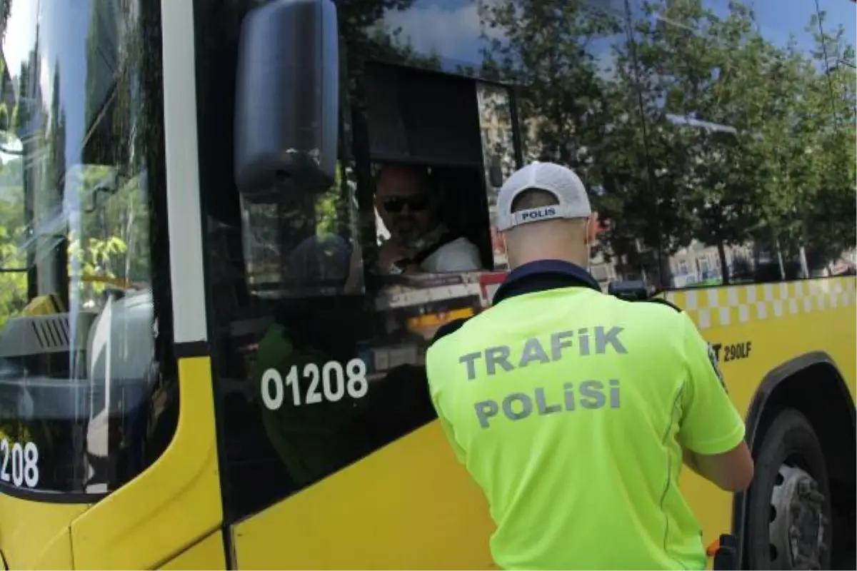 Toplu taşıma araçlarında koronavirüs denetimi
