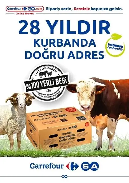 Zincir marketten Kurban Bayramı'na özel 2 farklı koli seçeneği