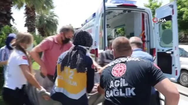 Direksiyon başında fenalaşan sürücünün son refleksi muhtemel faciayı önledi
