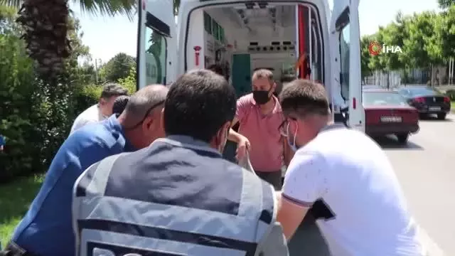 Direksiyon başında fenalaşan sürücünün son refleksi muhtemel faciayı önledi