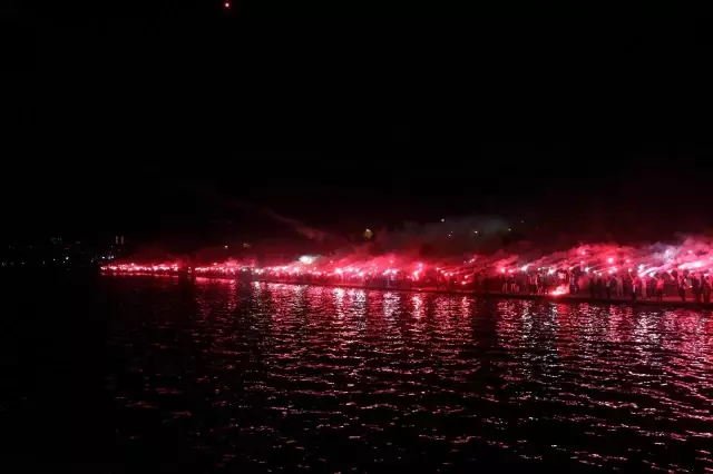 Samsunspor'dan meşaleli 56. yıl kutlaması