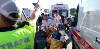 Honda: TEM Otoyolu'nda tersane işçilerini taşıyan minibüs ile otomobil çarpıştı: 9 yaralı Honda: TEM Otoyolu'nda tersane işçilerini taşıyan minibüs ile otomobil çarpıştı: 9 yaralı