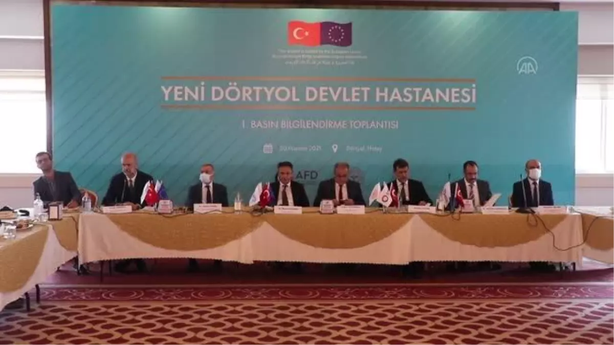Yapımı süren 250 yataklı yeni Dörtyol Devlet Hastanesinde sona gelindi