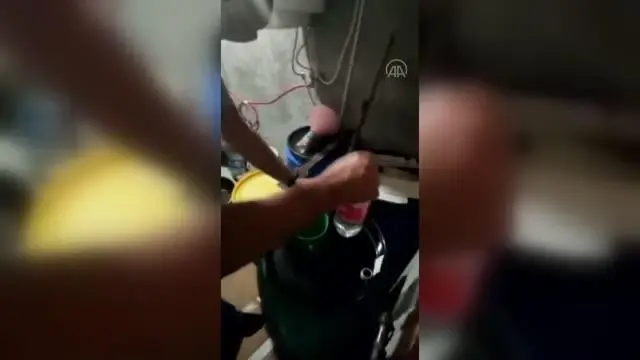 Son dakika haber | 545 litre sahte içki ele geçirilen evin sahibi gözaltına alındı