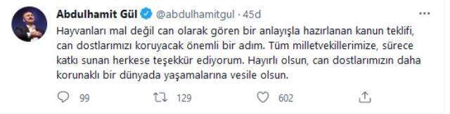 Adalet Bakanı Gül'den Hayvanları Koruma Kanunu teklifine ilişkin açıklama: Can dostlarımızı koruyacak önemli bir adım