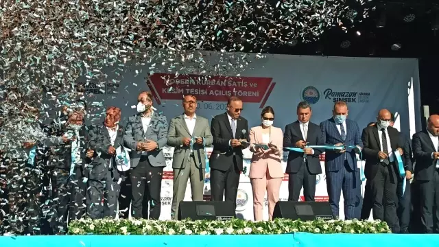Gölbaşı'nda kurban satış ve kesim tesisi açıldı