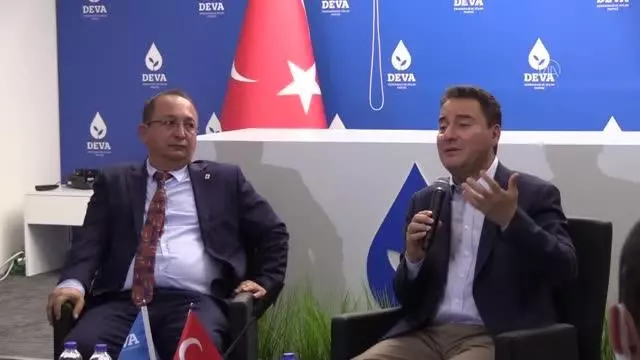 DEVA Partisi Genel Başkanı Babacan: Hiçbir siyasi partiyle ittifakla ilgili temasımız yok
