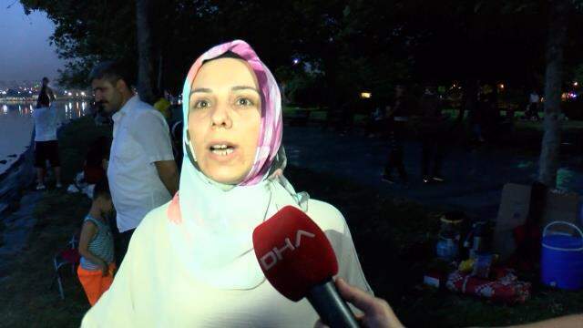Gece gölün etrafında yürüyen vatandaşlar fark etti! Küçükçekmece Gölü'nde balık ve yengeçler kıyıya vurdu