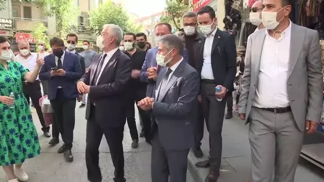 Son dakika haber! Hazine ve Maliye Bakan Yardımcısı Nebati esnafı ziyaret etti