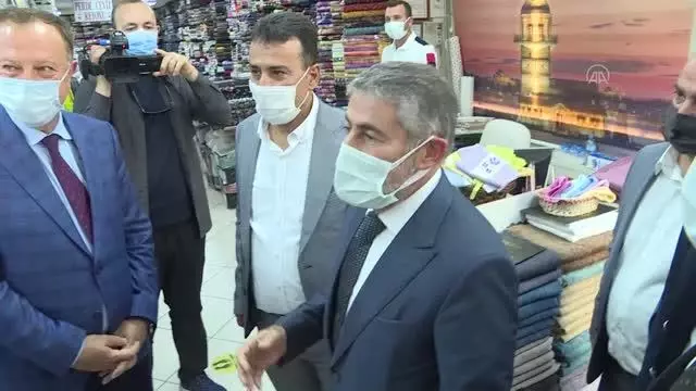 Son dakika haber! Hazine ve Maliye Bakan Yardımcısı Nebati esnafı ziyaret etti