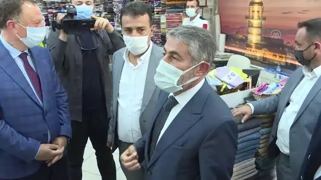Son dakika haber! Hazine ve Maliye Bakan Yardımcısı Nebati esnafı ziyaret etti