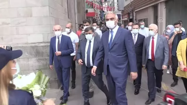 Kültür ve Turizm Bakanı Ersoy, ziyaret ve incelemelerde bulundu