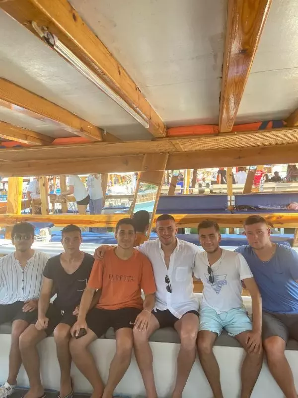 Merih Demiral Kaş'ta tatil yaptı