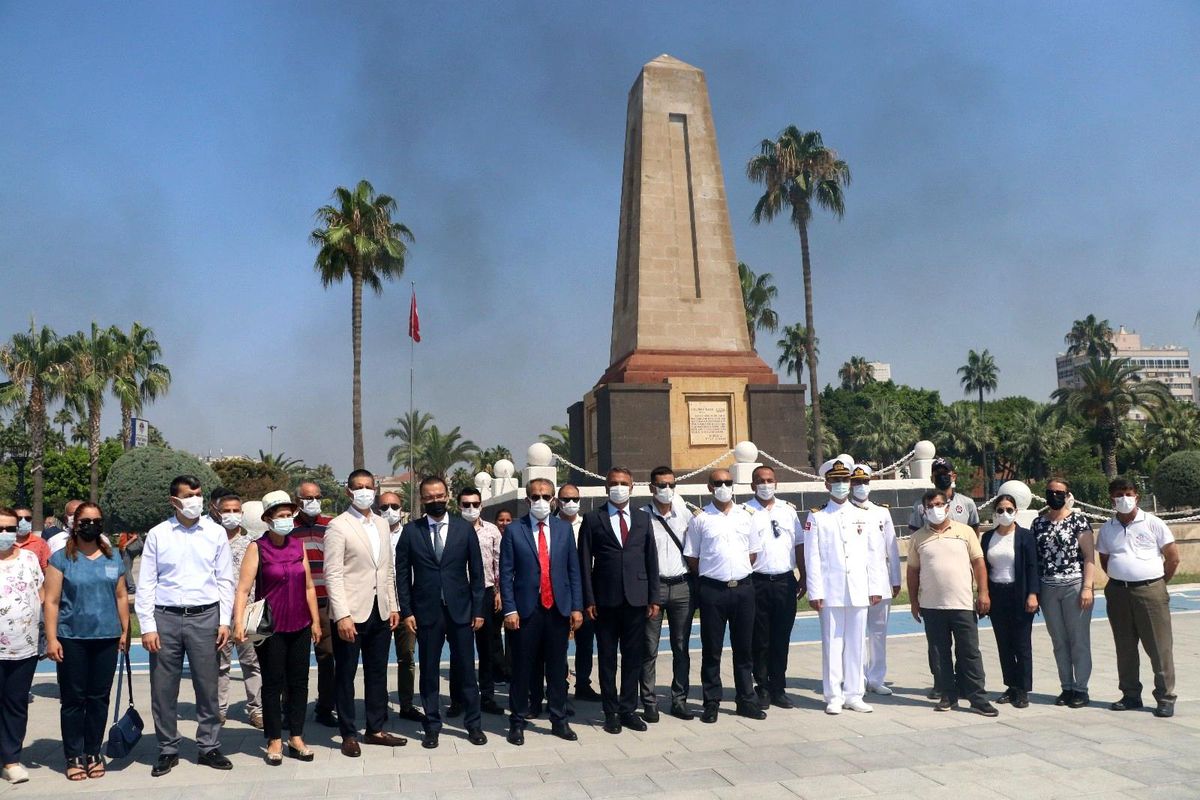 Mersin'de Denizcilik ve Kabotaj Bayramı sade bir törenle kutlandı