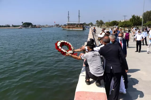 Mersin'de Denizcilik ve Kabotaj Bayramı sade bir törenle kutlandı