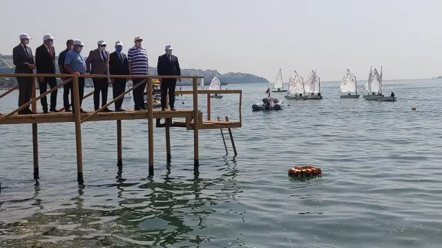 Tekirdağ'da denizcilik bayramına özel muhteşem gösteri