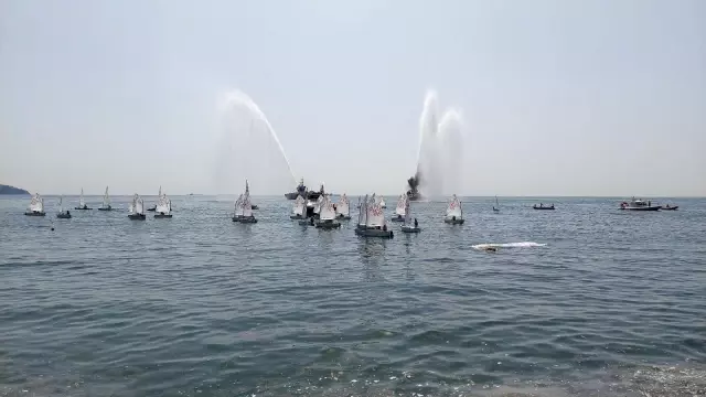 Tekirdağ'da denizcilik bayramına özel muhteşem gösteri