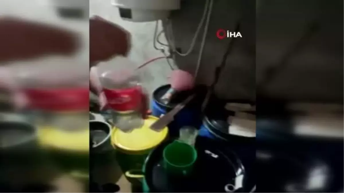 Tekirdağ'da yarım ton sahte içki ele geçirildi