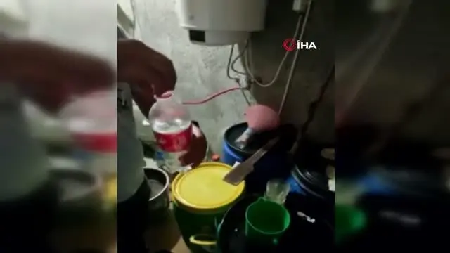 Tekirdağ'da yarım ton sahte içki ele geçirildi