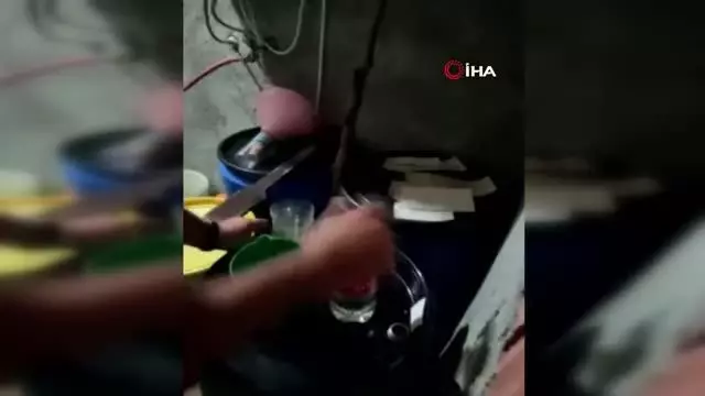 Tekirdağ'da yarım ton sahte içki ele geçirildi