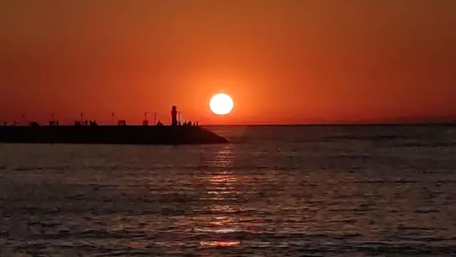 Türkiye'nin en doğusu Van'da eşsiz gün batımı