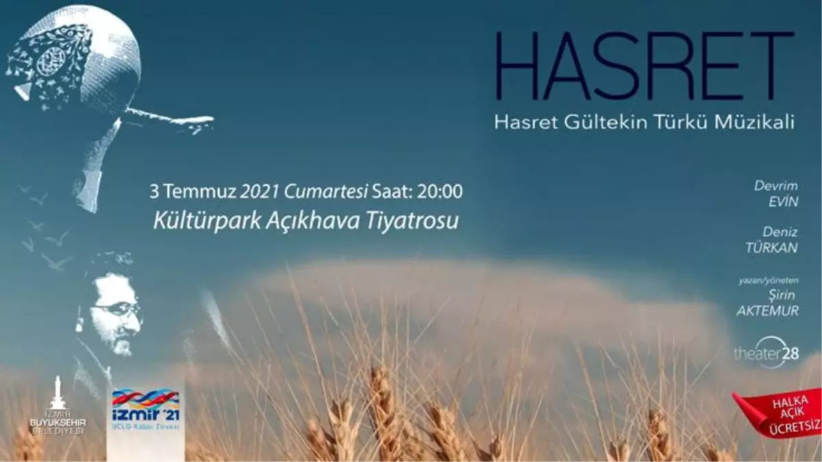 Büyükşehir Hasret Gültekin Türkü Müzikaline Ev Sahipliği Yapıyor