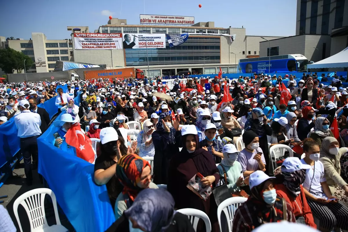 Cumhurbaşkanı Erdoğan, Sakarya'da yapımı tamamlanan projelerin açılış töreninde konuştu: (1)