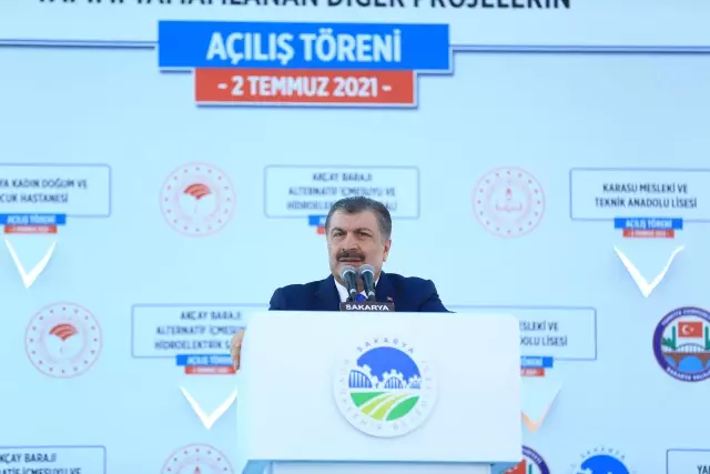 Cumhurbaşkanı Erdoğan, Sakarya'da yapımı tamamlanan projelerin açılış töreninde konuştu: (1)