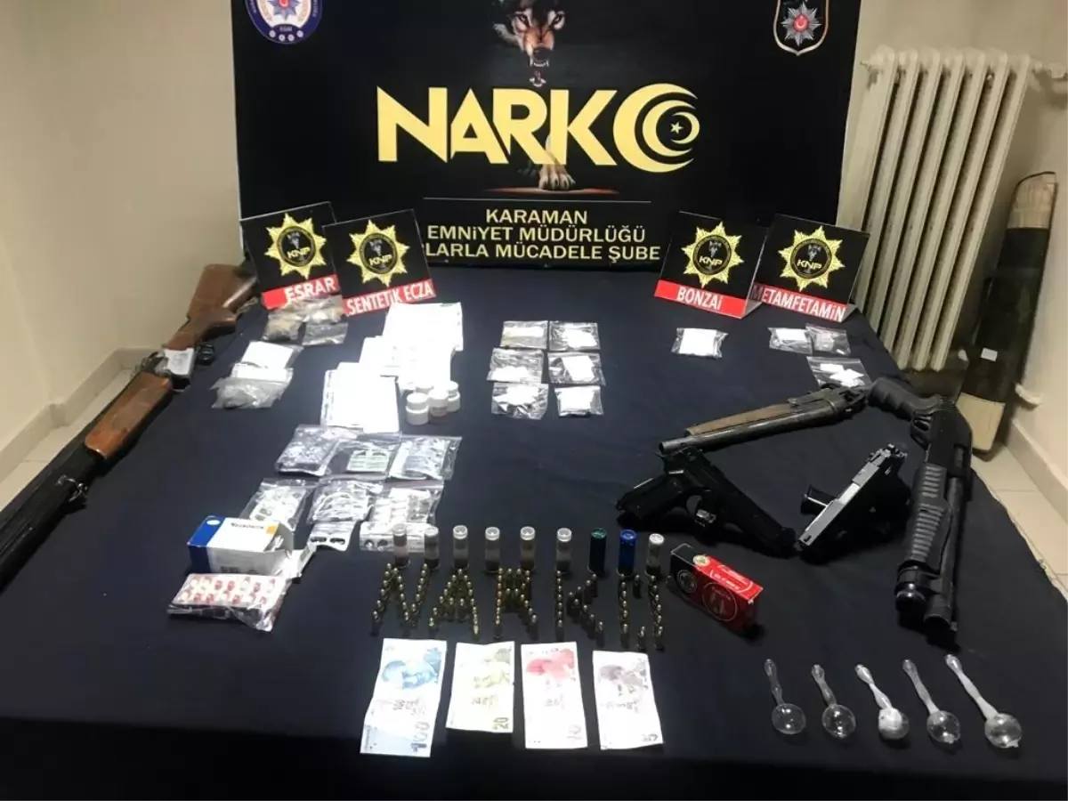 Son dakika haber: Karaman'daki uyuşturucu operasyonunda tutuklu sayısı 15'e yükseldi