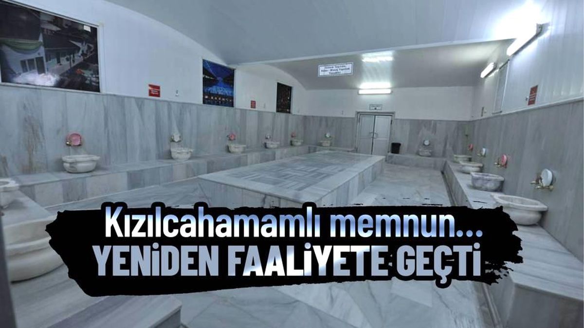 Kızılcahamam'da Hamamlar Yeniden Açıldı