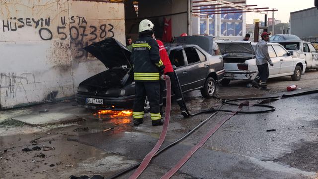 kocaeli de kaynak yapilirken alev alan otomob 5 14239131 o