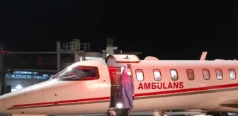 Liberya'da çalışırken sıtma teşhisi konan İzmirli Ersin Akan, ambulans uçakla Türkiye'ye getirildi