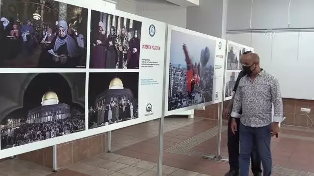 Medya-İş, AA fotoğraflarından oluşan Direnen Filistin sergisini açtı