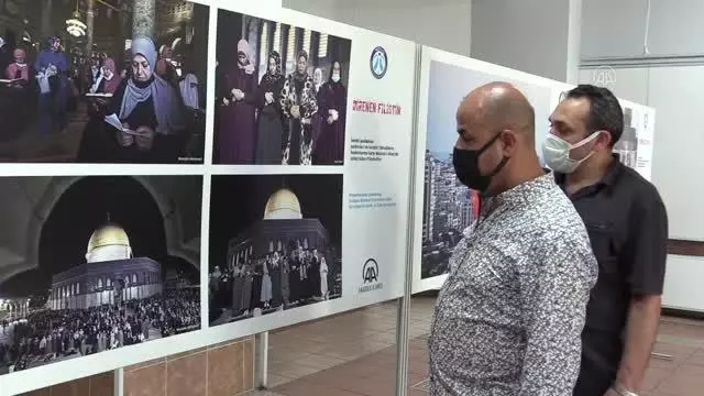 Medya-İş, AA fotoğraflarından oluşan Direnen Filistin sergisini açtı
