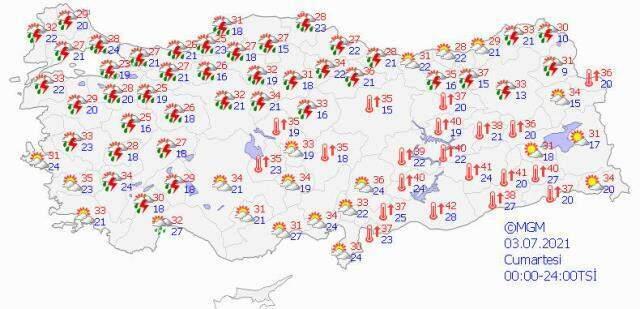 Meteoroloji Nden Istanbul Dahil 6 Kente Saganak Ve Dolu Uyarisi