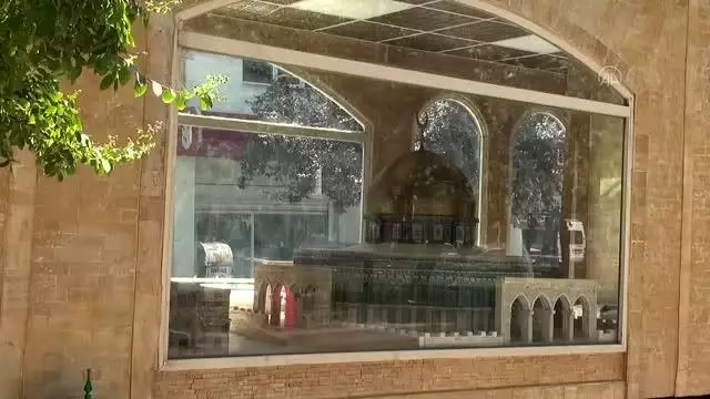 ŞANLIURFA - Mescid-i Aksa maketinin yer aldığı Minia Kudüs tırı Şanlıurfa'da