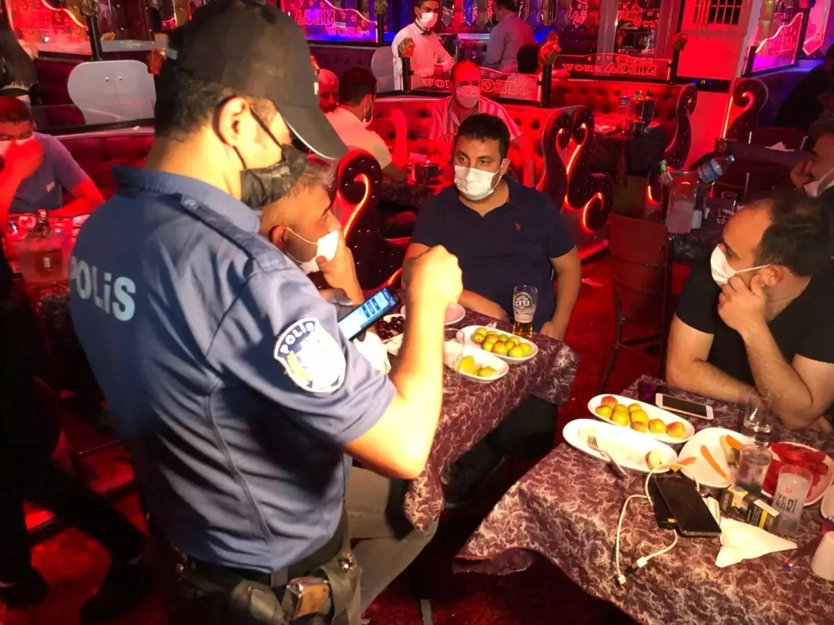 Eğlence mekanları saat 24.00'ten sonraki müzik yasağı kapsamında denetlendi