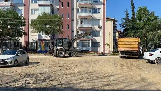 Kuvvetli sağanağın ardından temizlik çalışması başlatıldı