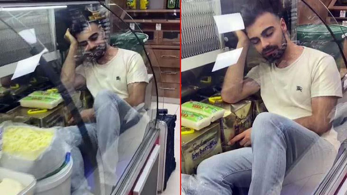 Gıda ürünlerinin bulunduğu buzdolabına girip videosunu paylaşan şahıs kendini savundu: Cuma vakti kimse yoktu