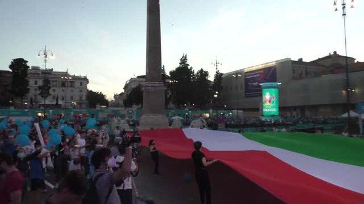 İtalyanlar, milli takımlarının EURO 2020'de yarı finale yükselmesini coşkuyla kutladı