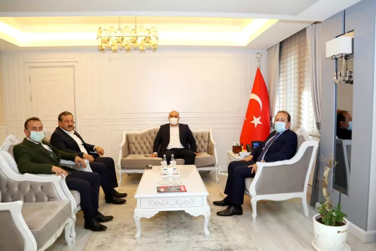 Jandarma ve Sahil Güvenlik Akademisi Başkan Yardımcısı Prof. Dr. İsmail Hakkı Demircioğlu Vali Ali Hamza Pehlivan'ı Ziyaret Etti