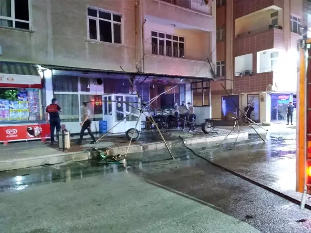 Sungurlu'da kahvehane kundaklandı