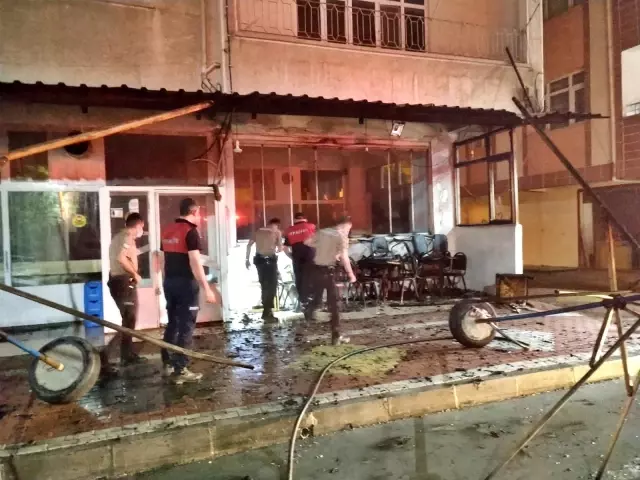 Sungurlu'da kahvehane kundaklandı