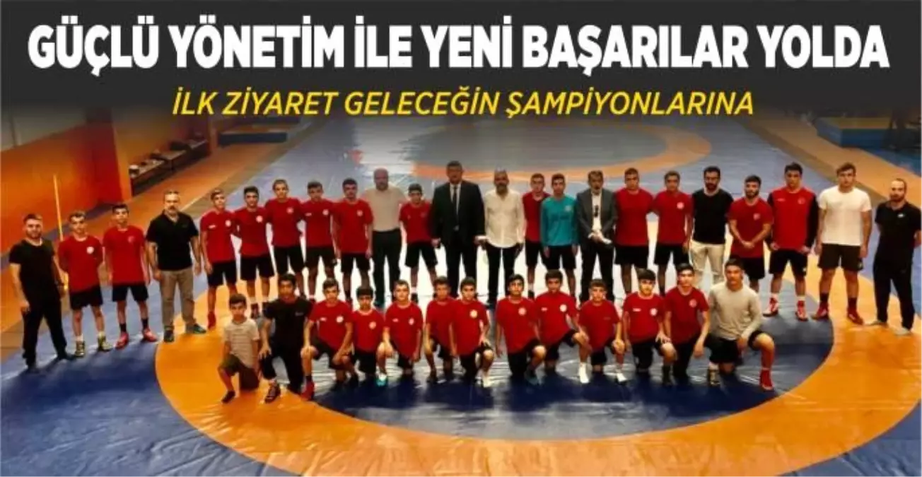 Yeni Yönetimden Güreşçilere Ziyaret