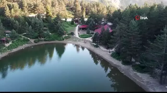 Doğa harikası Limni Gölüne ziyaretçi akını